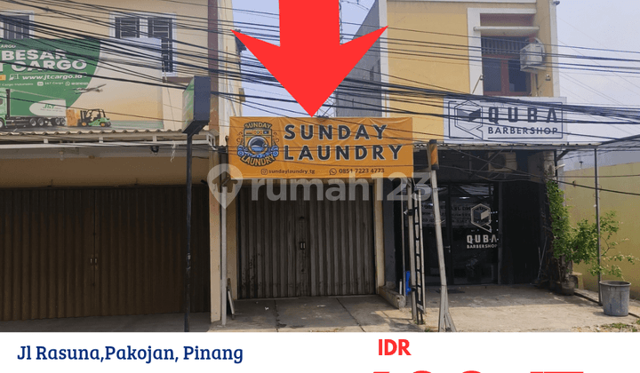 Hfn0321 Kios Aktif Usaha di Jalan Cipete Raya, Dekat Pintu Tol Kunciran Tangerang Banten