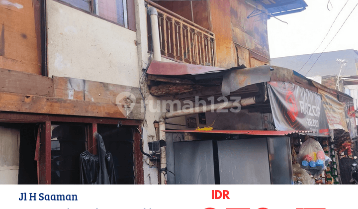 Hfn0350 Rumah Tua+Warung+Kontrakan di Daerah Kota Bambu Selatan Jakarta Barat