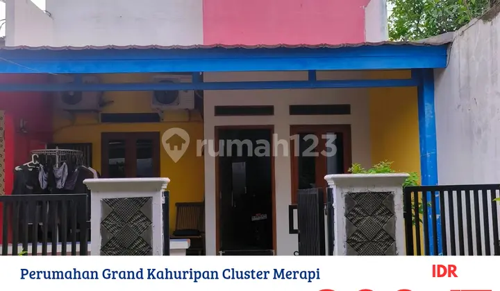 Hfn0341 One-Story Semi-Furnished Well-Maintained Single-Access House at Grand Kahuripan Housing Cluster Merapi, Klapanunggal, Cileungsi, West Java