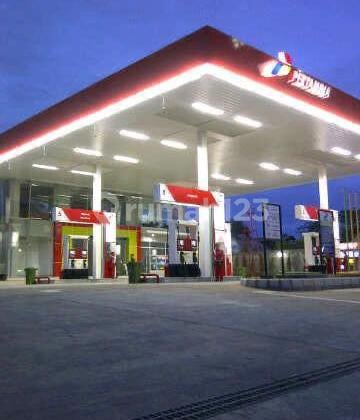 Spbu 34-12...2 Line Tlp,shm, Sudah Beroperasi 12thn, Tenant Indomaret, Bbrp Atm : Mandiri,bri,cimb, Nitrogen Ban