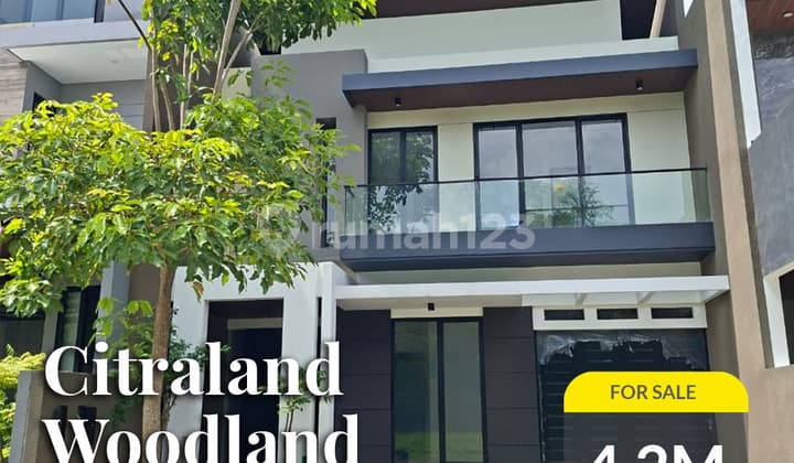 Rumah Dijual Citraland Woodland Surabaya Barat Brand New House