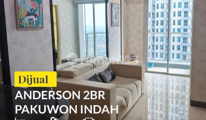 Apartemen Dijual Pakuwon Indah Anderson 2BR Surabaya