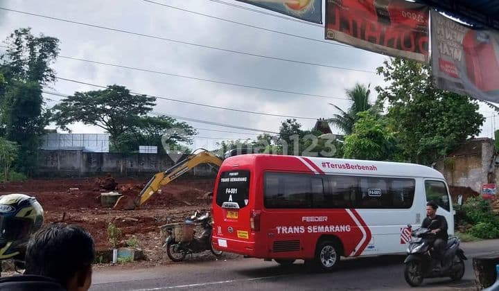 Tanah Murah Nempel Jalan Utama Dekat Unnes Gunung Pati
