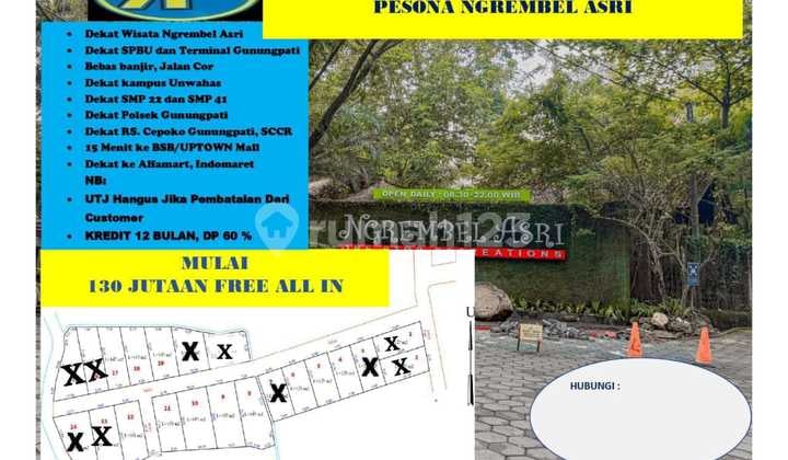 Tanah Bisa Tempo 18 Bulan Free Biaya Di Gunung Pati