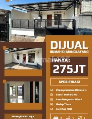 Rumah Di Manglayang Regency Akses Dekat Tol Cileunyi