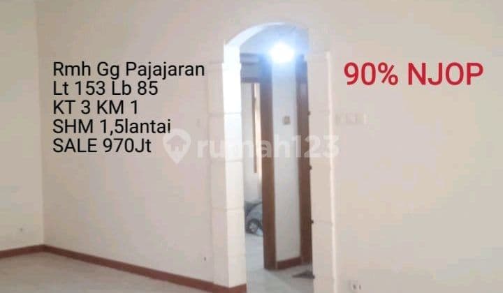 Langka! Jarang Ada! Rumah Pajajaran Dibawah NJOP