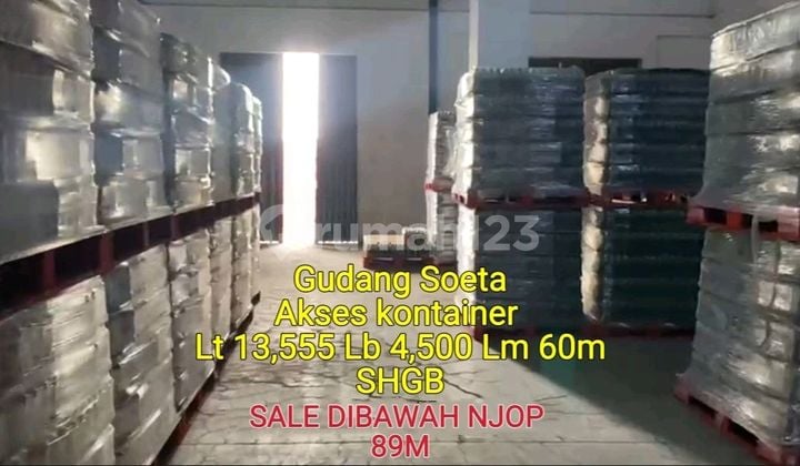 LANGKA! JARANG ADA! Gudang Mainroad Soeta DIBAWAH NJOP