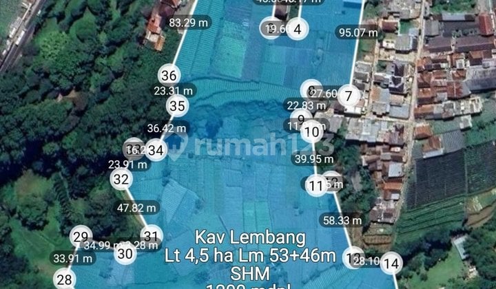 Lahan Wisata Mainroad Lembang