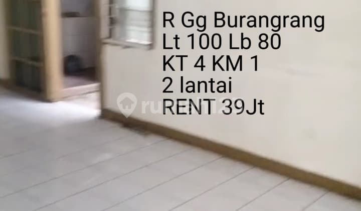 Rented house on Burangrang Alley