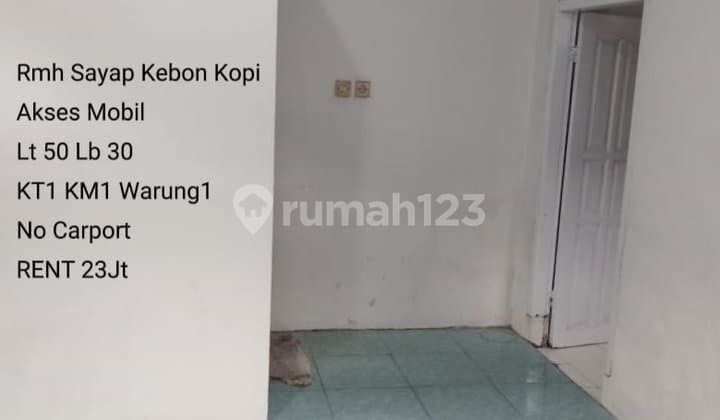 Rumah Sayap Kebon Kopi Akses Mobil