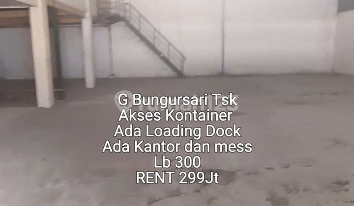 Gudang Bungursari Tasik Ada Loading Dock Akses Kontainer Gudang Bungursari Tasik Ada Loading Dock Akses Kontainer