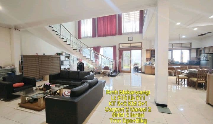 Langka! Jarang Ada! Rumah Mewah Mekar Wangi Harga Termurah Tanah @9Jt !!