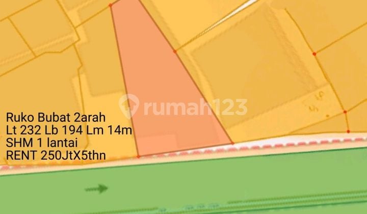 LANGKA! JARANG ADA! Ruko dekat GRIYA BUBAT 2 arah Lebar muka besar LANGKA! JARANG ADA! Ruko dekat GRIYA BUBAT 2 arah Lebar muka besar