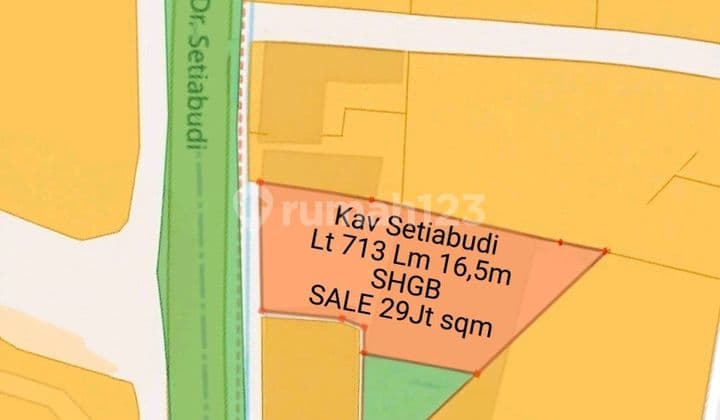 Kavling Setiabudi Pusat Niaga Dekat Mcd