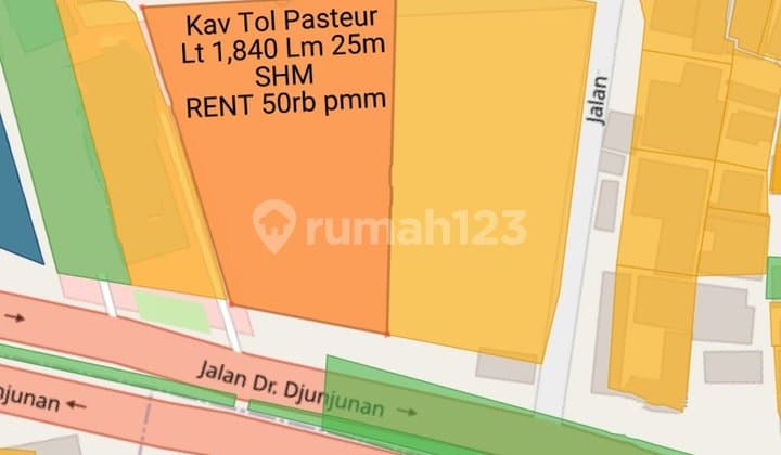 Kavling Mainroad Pasteur Djundjunan