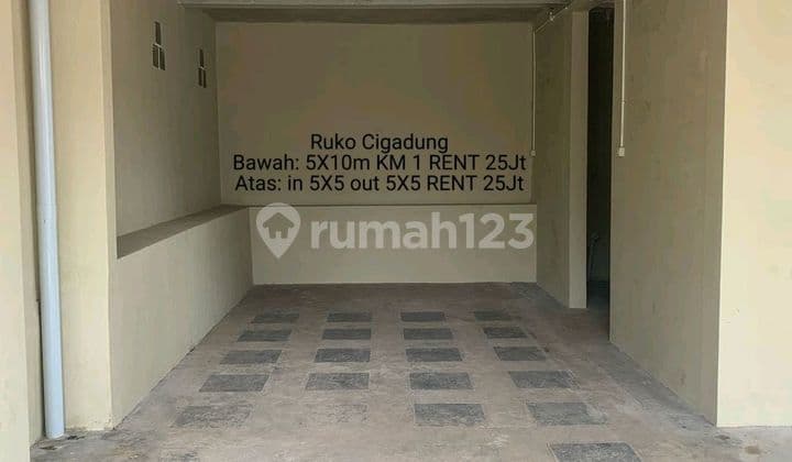 Ruko Cigadung bisa Sebagian