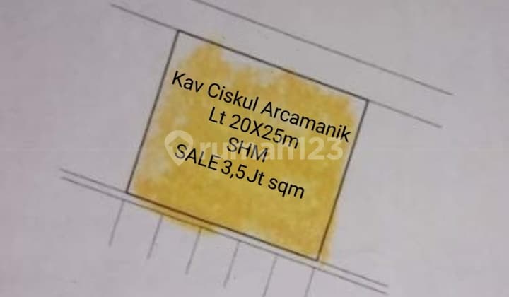 Kavling Arcamanik Dekat Mainroad