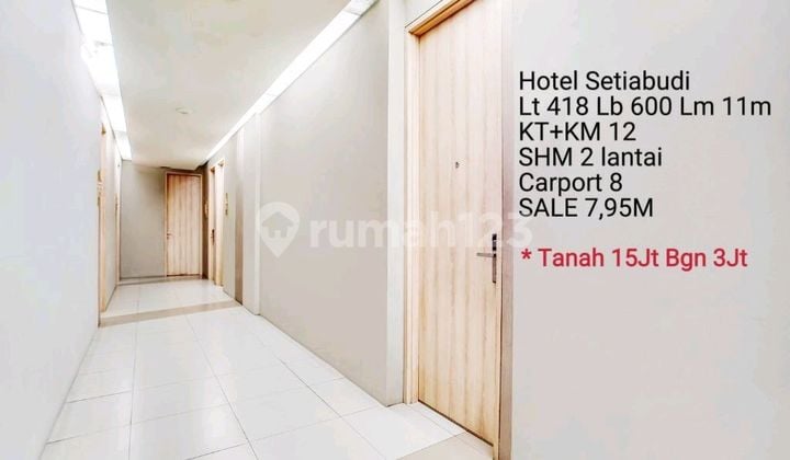 Hotel Aktif Setiabudi Pusat Niaga R O I Tinggi