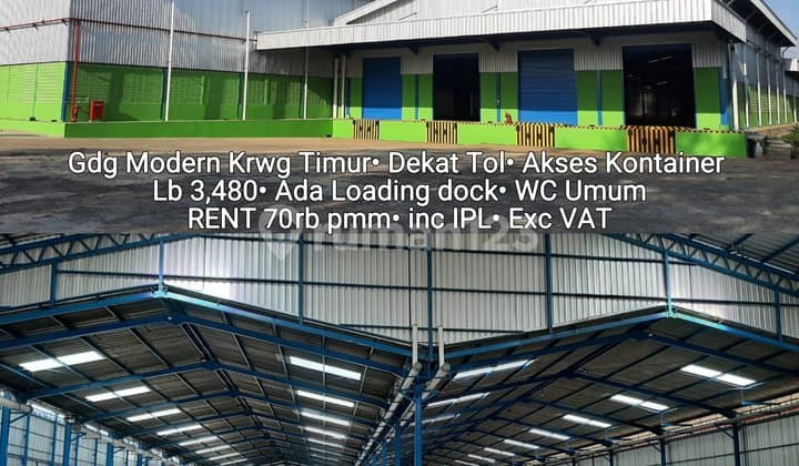 Gudang Modern Tol Karawang Timur