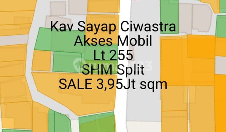 Kavling Sayap Ciwastra Akses Mobil
