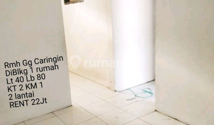 Rumah Gg Caringin Terhalang Hanya 1 Rumah