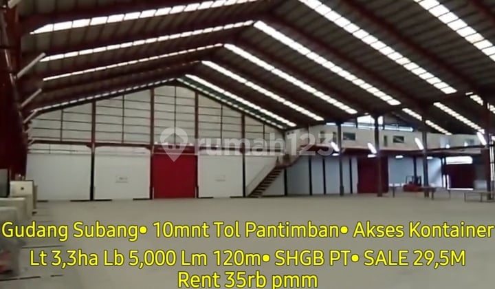 Gudang T O L Pantimban Subang Gudang T O L Pantimban Subang