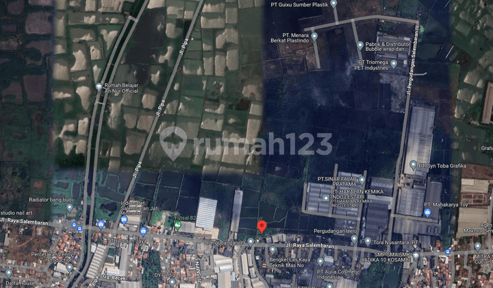 Tanah Kavling Salembaran Jati Tangerang, Lt 1.5 Ha, Hrg 6 Jt