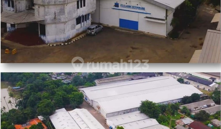 Ex Pabrik Cikokol, Tangerang Uk 22.285m2, Harga Jual 8 Juta m2