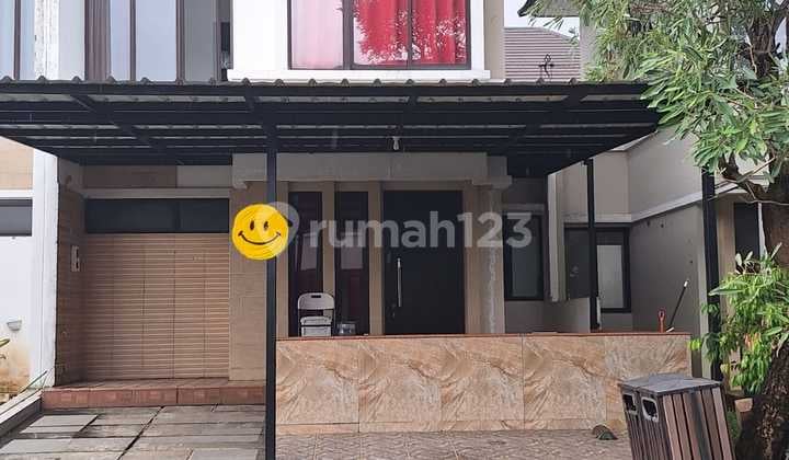 Rumah Minimlis BSD ilustria, Lt 112 m2, Furnished, Jual 2.65 milyar