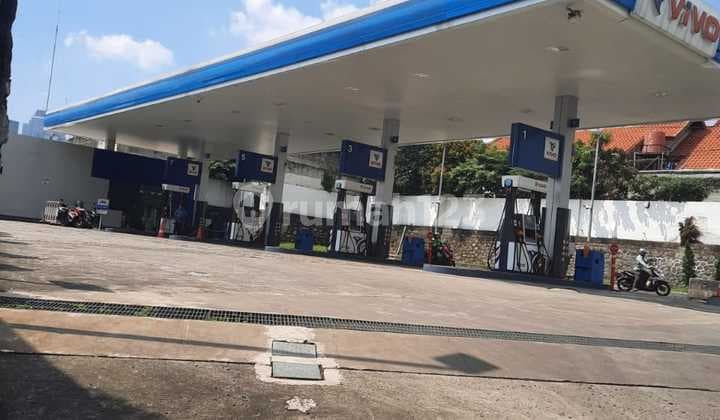 Kavling Tanah tendean JakSel, bangunan pom bensin, LT 1.878 m2, Hrg 60 jt