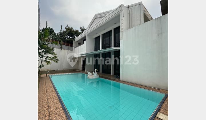 Rumah Bangka JakSel Lt 745 m2, Lb 950 m2, 4BR, SHM