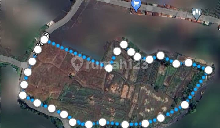 Tanah pinggir jalan desa, cocok untuk invest