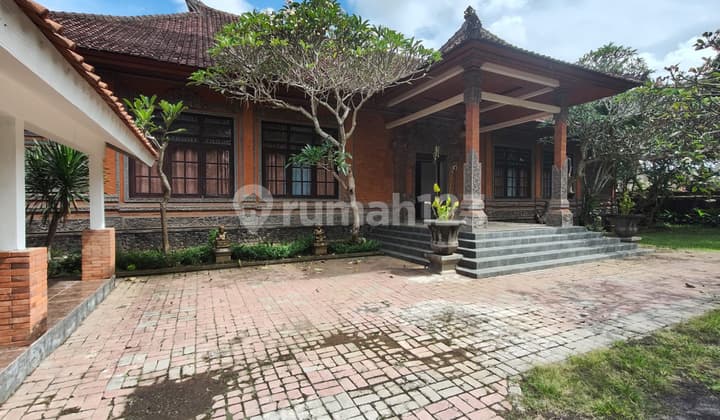 Rumah Lantai 1 Halaman Luas di Kemenuh, Dekat ke Central Ubud