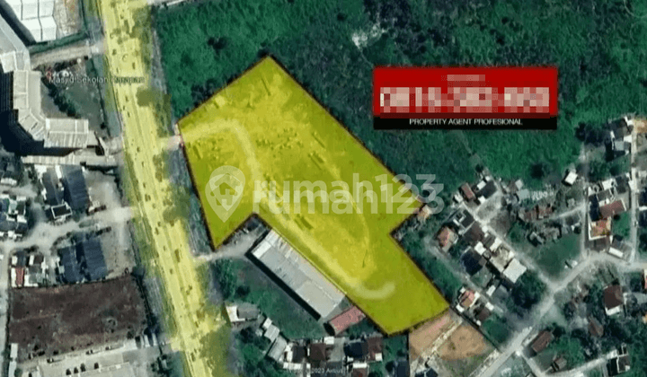 Dijual/Disewakan Tanah (24.450 M2) Dipinggir Jalan Soekarno-Hatta Palembang