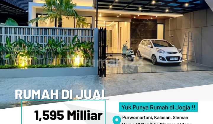 Rumah Baru Siap Huni Desain Modern di Purwomartani Kalasan Sleman
