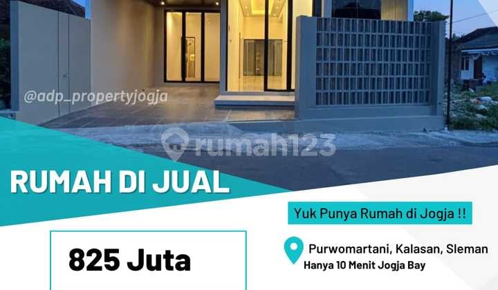 Rumah Siap Huni Desain Limasan Modern Purwomartani Kalasan Sleman