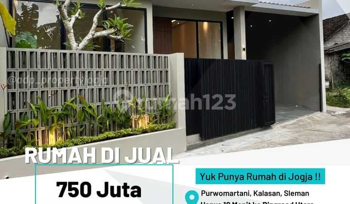 Rumah Siap Huni Minimalis Modern di Purwomartani Kalasan Sleman