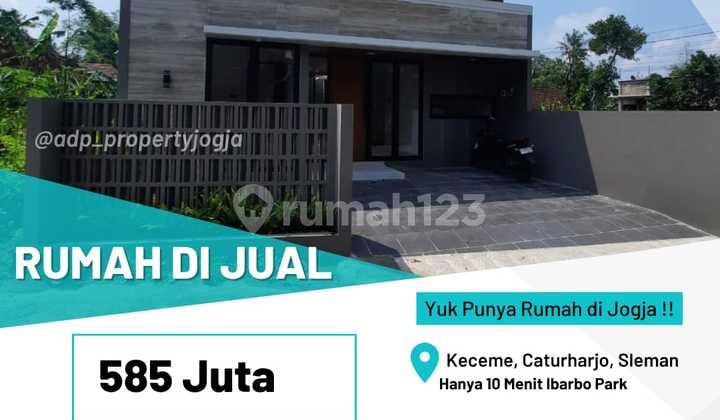 Rumah Siap Huni Minimalis Modern di Keceme Caturharjo Sleman