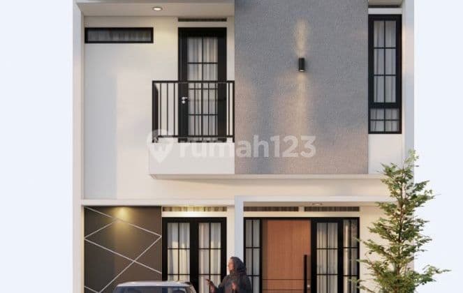Rumah Modern 2 Lantai Luas 195M2 Area Cemorokandang Kedungkandang