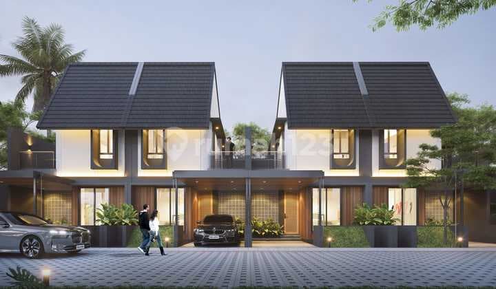 Hunian mewah 2 lantai ada kolam renang di tunggulwulung lowokwaru