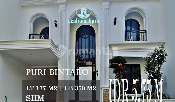 Rumah baru puri Bintaro Jaya sektor 9 bebas banjir
