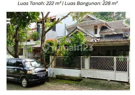 Rumah Rempoa Ciputat Timur Dekat MRT Lebak Bulus Jaksel