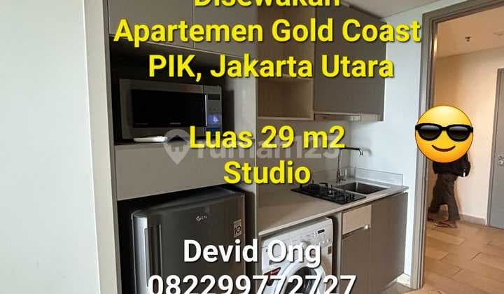 Disewakan Apartemen Gold Coast PIK Luas 29 m2 di Jakarta Utara