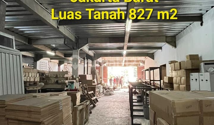Dijual Gudang Jalan Basoka Raya Dekat Puri Beta Ciledug. Jakarta Barat