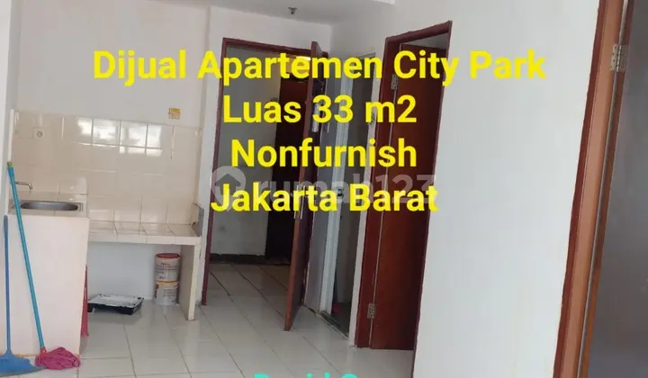 Dijual Apartemen City Park Luas 33 M2, Jakarta Barat