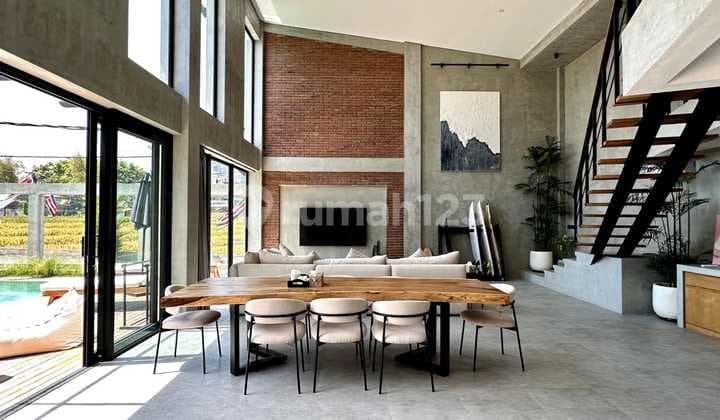 Loft Style Villa For Rent/Leasehold Canggu,1O Mins To The Beach