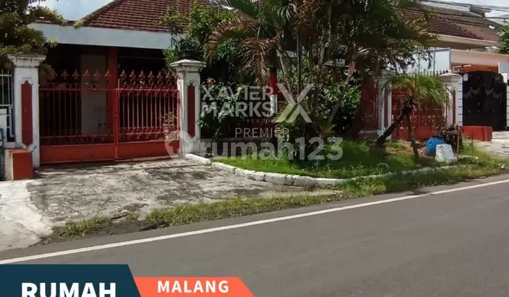 Rumah Hitung Tanah Akses Mudah di Jl Sungai-Sungai Malang