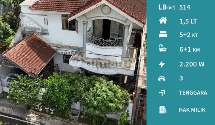 Rumah Pusat Kota Siap Huni di Jl Bunga-Bunga Malang
