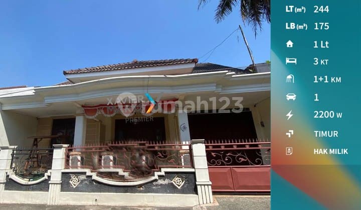 Rumah Aksen Jawa Siap Huni di Bumiayu Malang