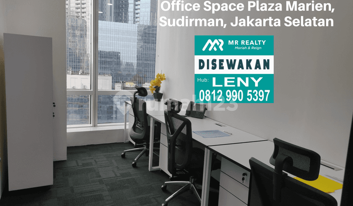 OFFICE SPACE DI PLAZA MARIEN, JL. JENDRAL SUDIRMAN KAV 76-78, JAKARTA SELATAN